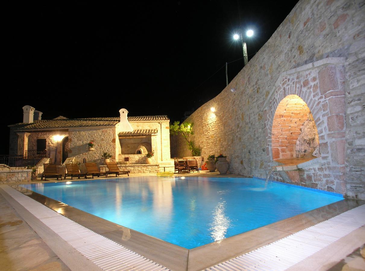 Traditional Stone Villa Olympia Viggla ภายนอก รูปภาพ
